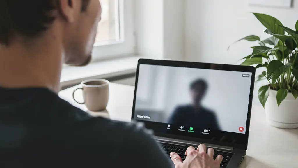 Échange en visioconférence avec un conseiller crédit immobilier